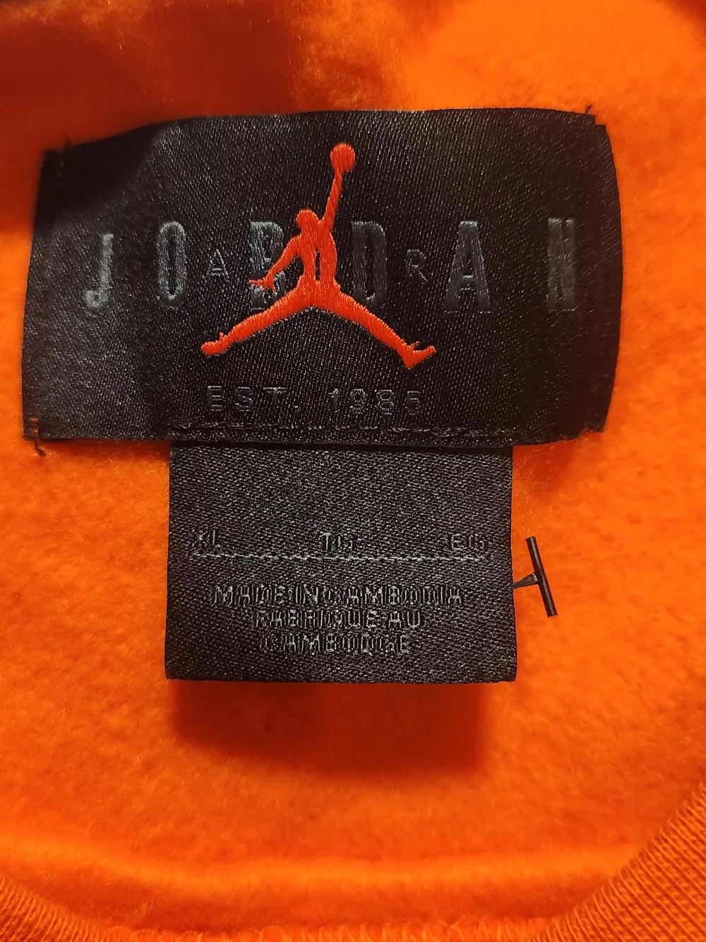 Jordan Men's Crewneck Sweatshirt - Orange